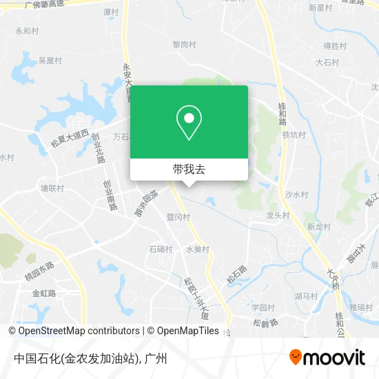 中国石化(金农发加油站)地图