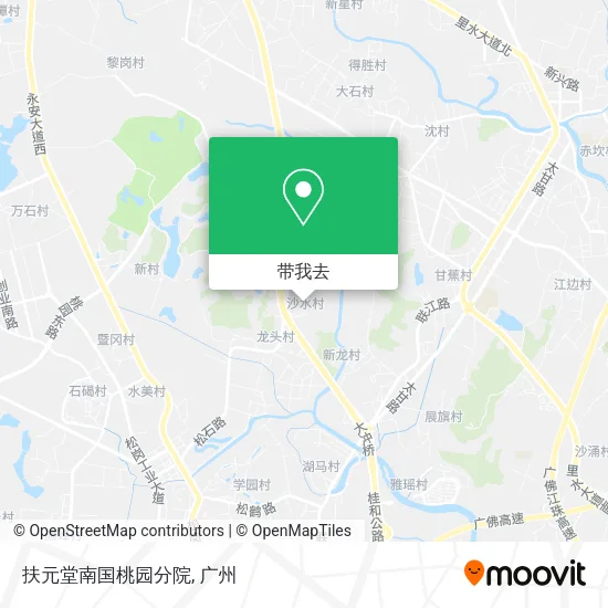 扶元堂南国桃园分院地图