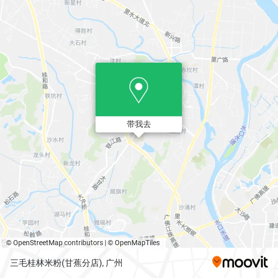 三毛桂林米粉(甘蕉分店)地图