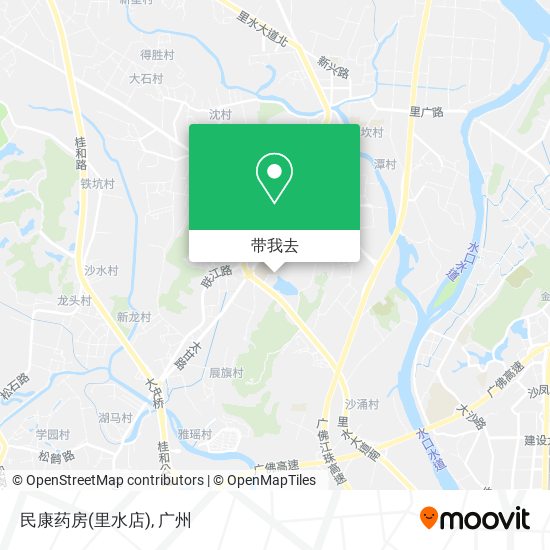 民康药房(里水店)地图