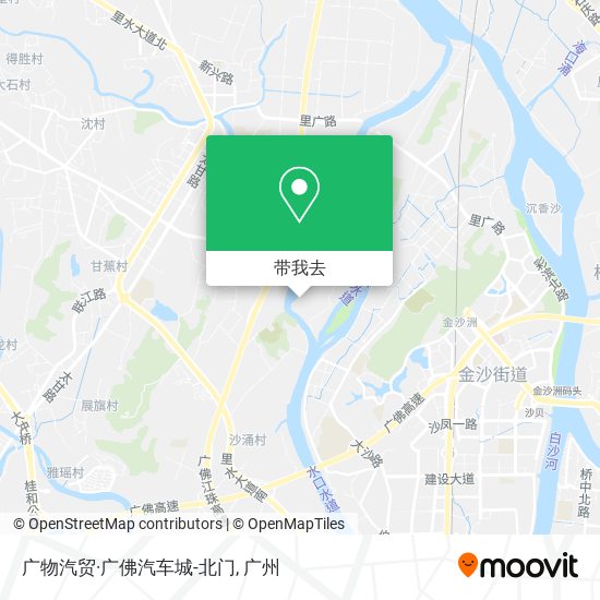 广物汽贸·广佛汽车城-北门地图