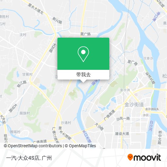 一汽-大众4S店地图