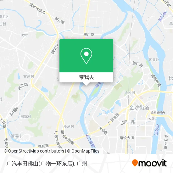 广汽丰田佛山(广物一环东店)地图