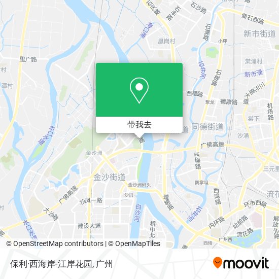 保利·西海岸-江岸花园地图