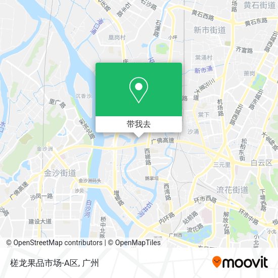 槎龙果品市场-A区地图