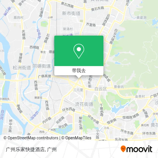 广州乐家快捷酒店地图