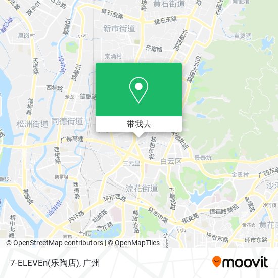 7-ELEVEn(乐陶店)地图