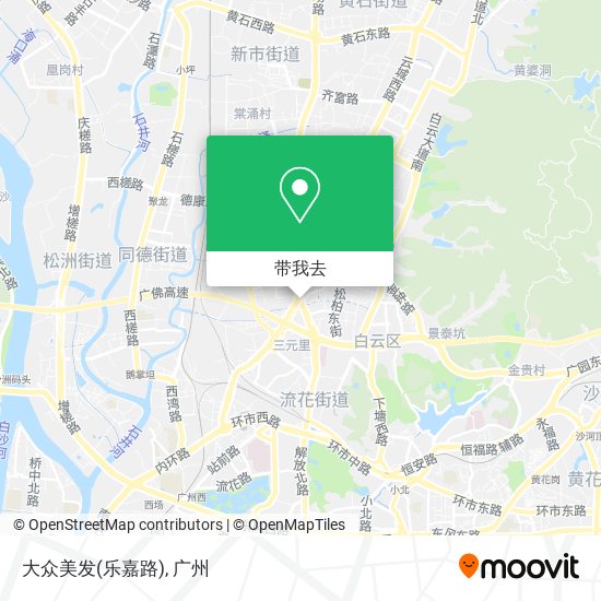 大众美发(乐嘉路)地图