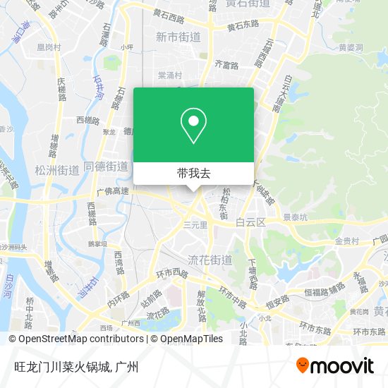 旺龙门川菜火锅城地图