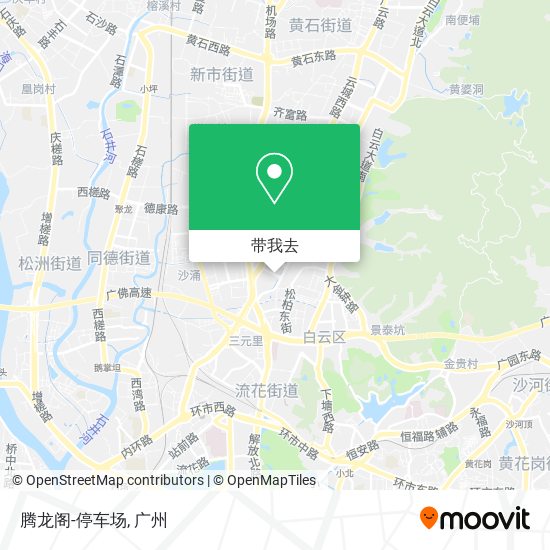 腾龙阁-停车场地图
