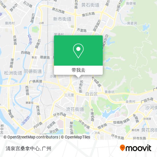 清泉宫桑拿中心地图