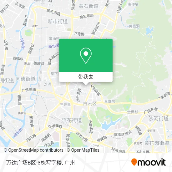 万达广场B区-3栋写字楼地图