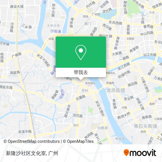 新隆沙社区文化室地图