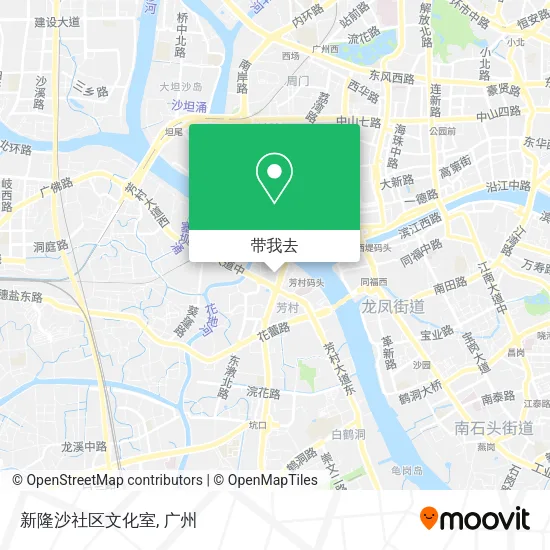 新隆沙社区文化室地图