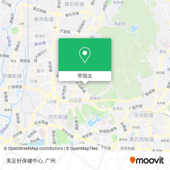 美足轩保健中心地图