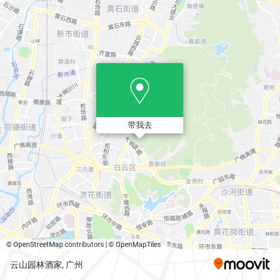 云山园林酒家地图