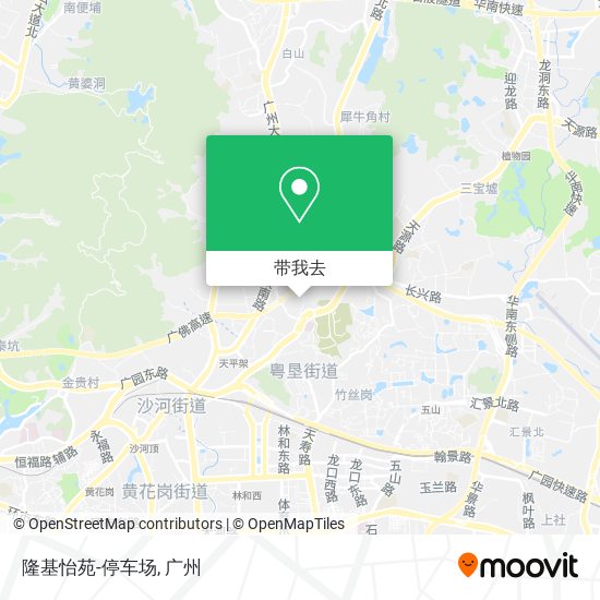 隆基怡苑-停车场地图