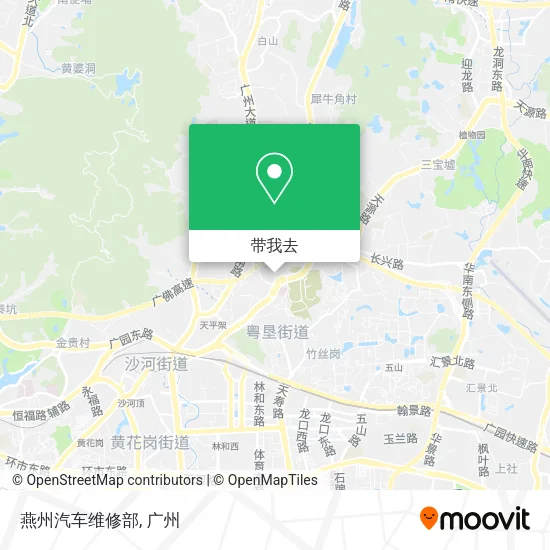 燕州汽车维修部地图