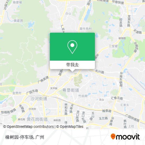 橡树园-停车场地图