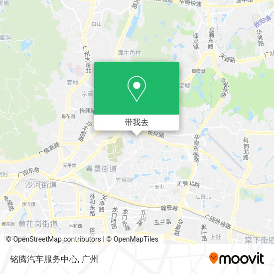 铭腾汽车服务中心地图