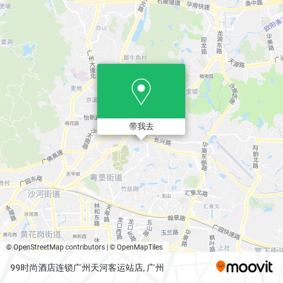99时尚酒店连锁广州天河客运站店地图