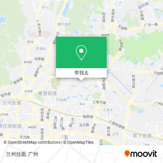 兰州拉面地图