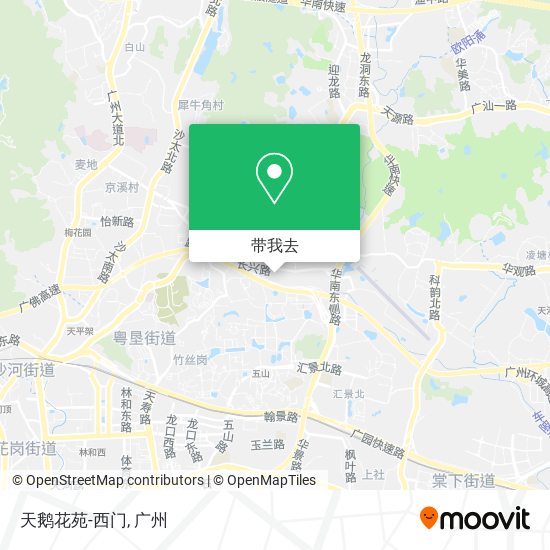 天鹅花苑-西门地图