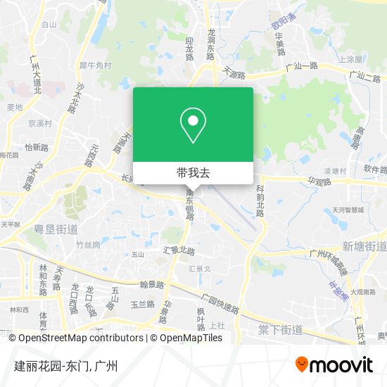建丽花园-东门地图