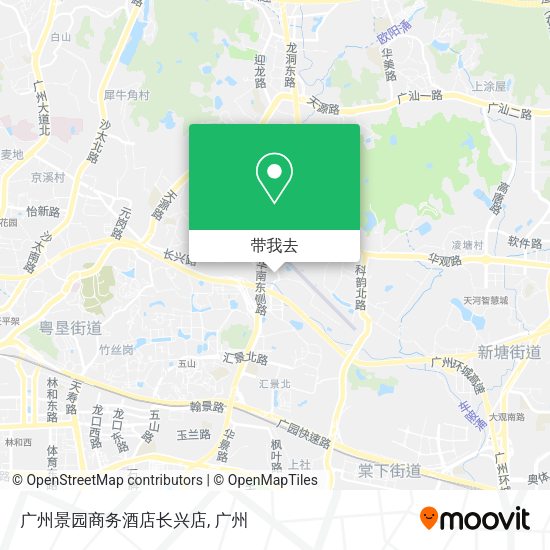 广州景园商务酒店长兴店地图