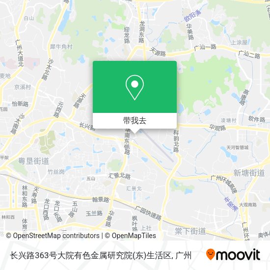 长兴路363号大院有色金属研究院(东)生活区地图