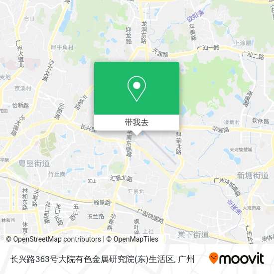 长兴路363号大院有色金属研究院(东)生活区地图