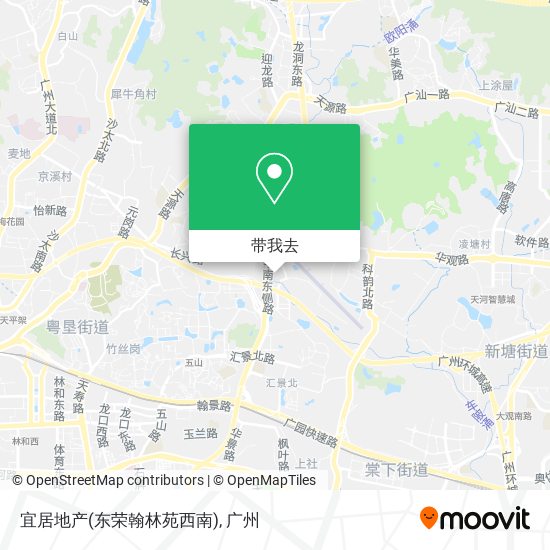 宜居地产(东荣翰林苑西南)地图