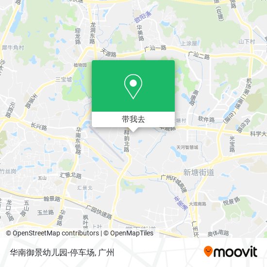 华南御景幼儿园-停车场地图