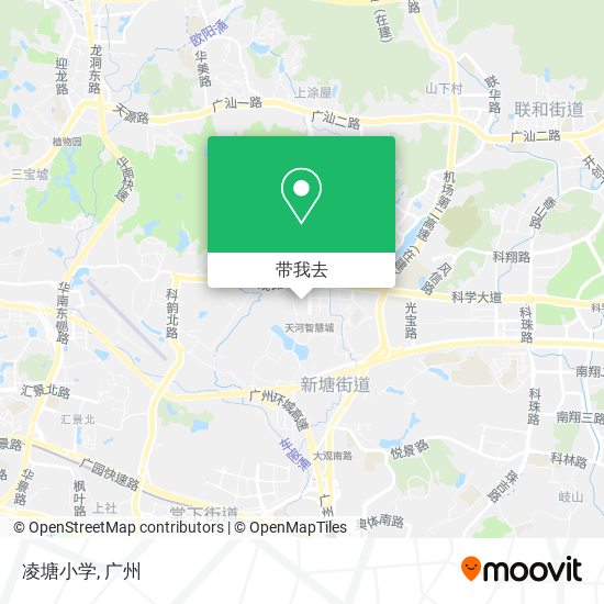 凌塘小学地图