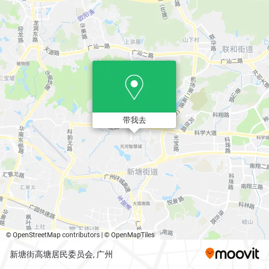 新塘街高塘居民委员会地图