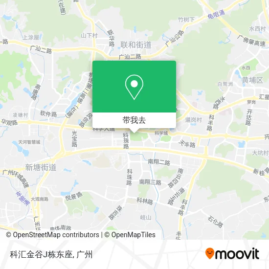 科汇金谷J栋东座地图