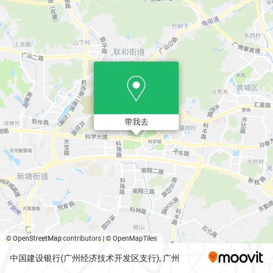 中国建设银行(广州经济技术开发区支行)地图