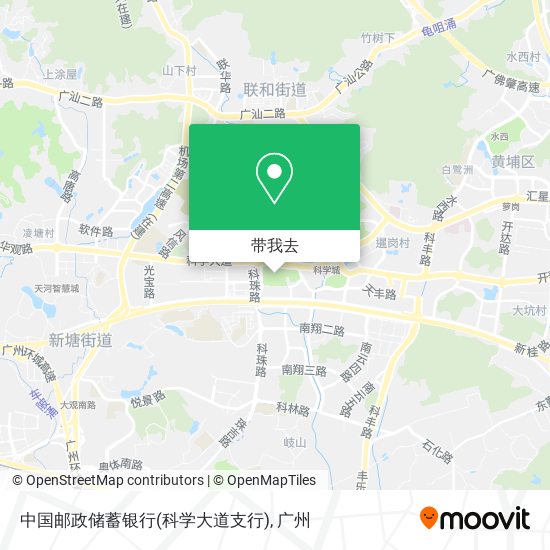 中国邮政储蓄银行(科学大道支行)地图
