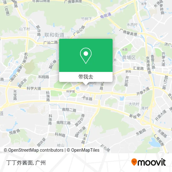 丁丁炸酱面地图
