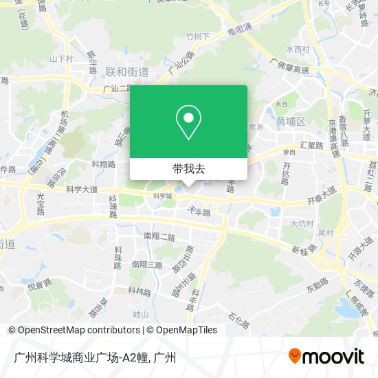 广州科学城商业广场-A2幢地图
