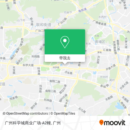 广州科学城商业广场-A2幢地图