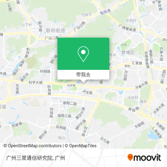 广州三星通信研究院地图