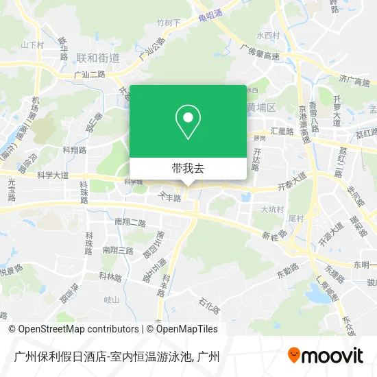 广州保利假日酒店-室内恒温游泳池地图
