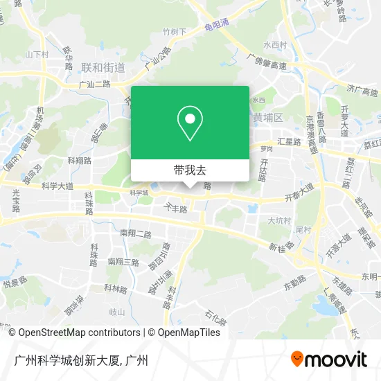 广州科学城创新大厦地图