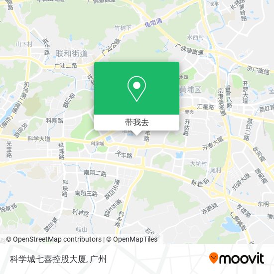 科学城七喜控股大厦地图