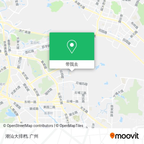 潮汕大排档地图