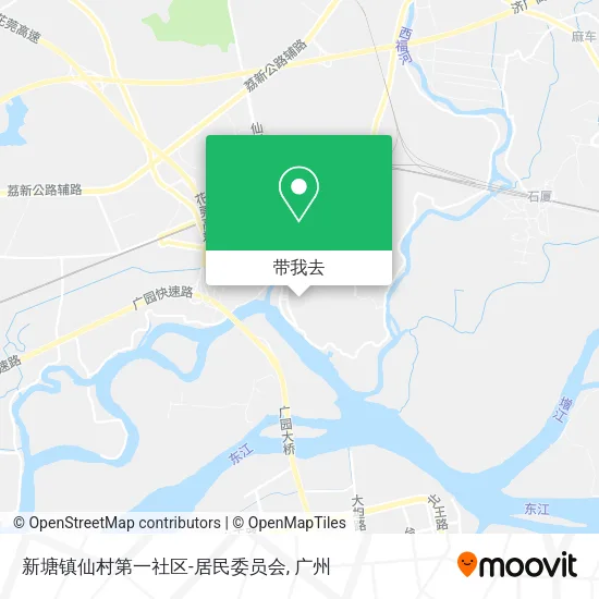 新塘镇仙村第一社区-居民委员会地图
