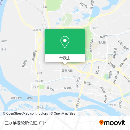 三水焕发轮胎总汇地图