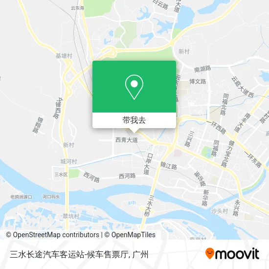 三水长途汽车客运站-候车售票厅地图