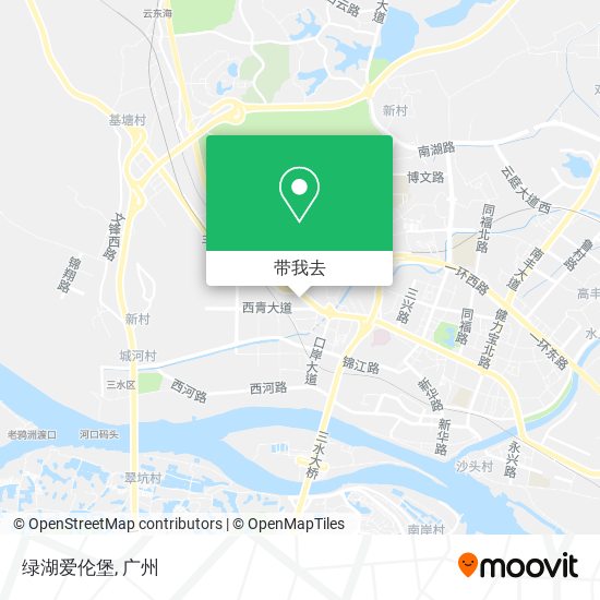 绿湖爱伦堡地图